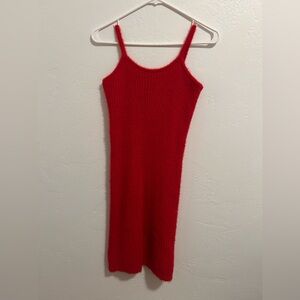Red Art Class XL (14/16) Soft Cozy Thin Strapped Dress (NWT)